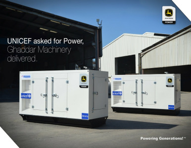 UNICEF choose Ghaddar Generators powered by John Deere engines to power water pumping stations