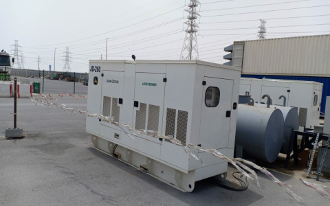 Ghaddar Generators Powered by John Deere Engines providing Rental Power in Saudi Arabia