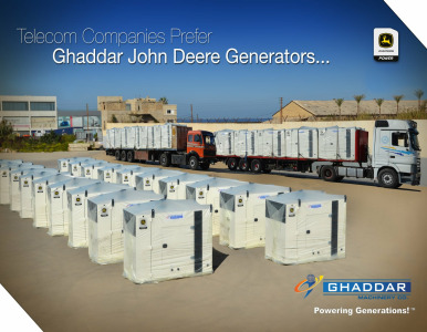 Why Telecoms Prefer Ghaddar John Deere Generators?
