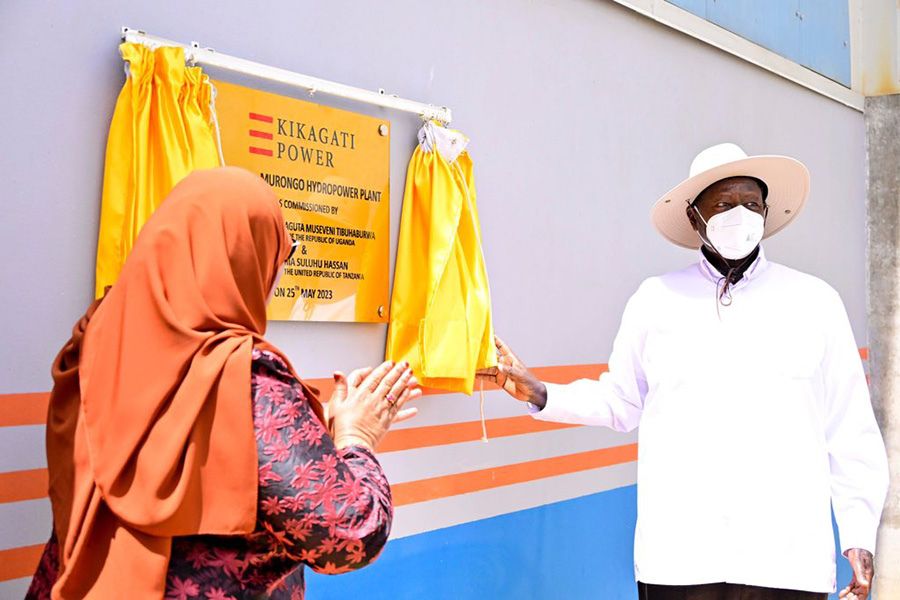 Presidents of Tanzania, Uganda open joint hydropower plant