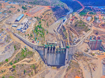 Tanzania Switches on First Turbine Julius Nyerere Hydropower Plant