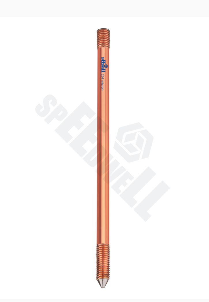 COPPER BONDED EARTH ROD - GROUND ROD - 250 MICRON