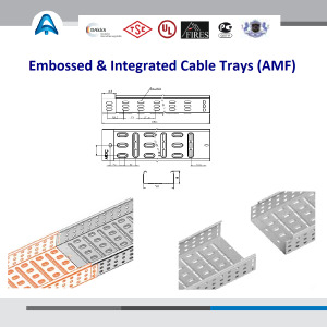 Embossed and Integrated Cable Trays (AMF Series)