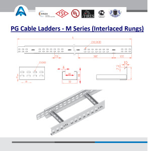 M Series PG Cable Ladders (Interlaced Rungs)