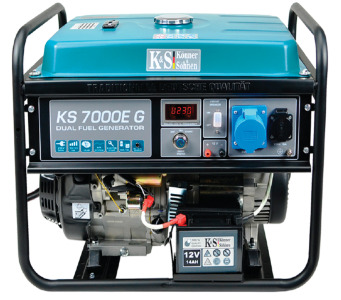 Dual fuel generator TM «Könner & Söhnen» KS 7000E G