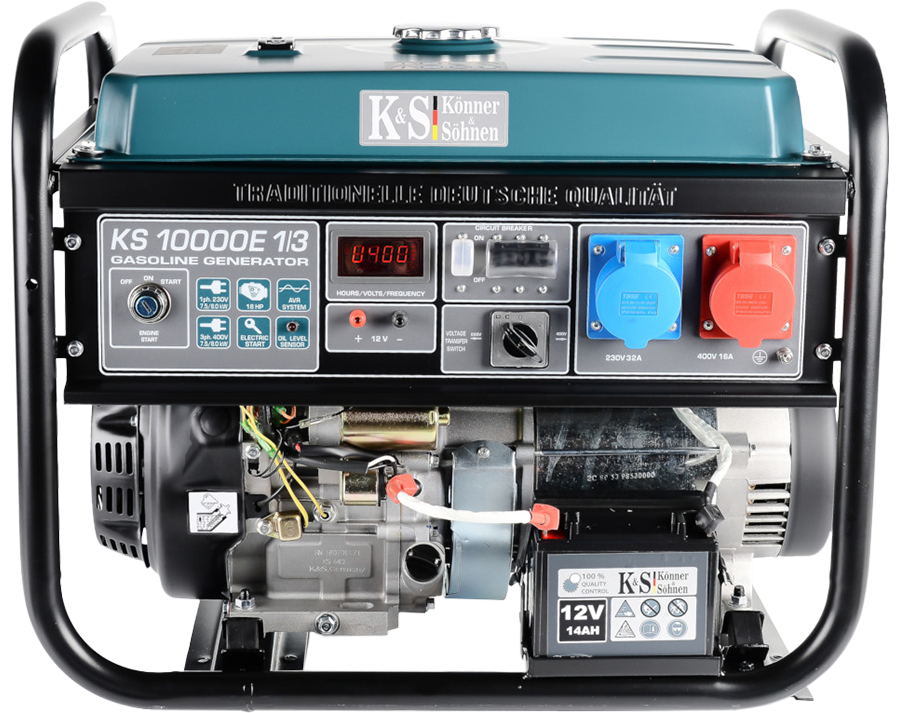 Gasoline generator KS 10000E 1/3  with  VTS System