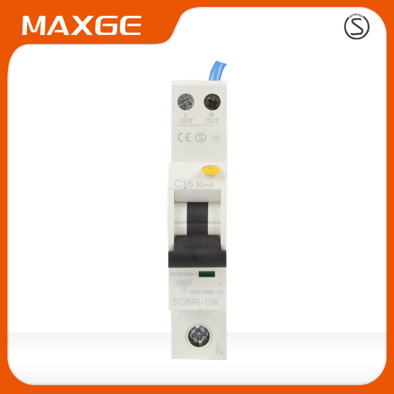 MAXGE 1P RCBO EPBRi Serier Residual Current Operated Circuit Breaker