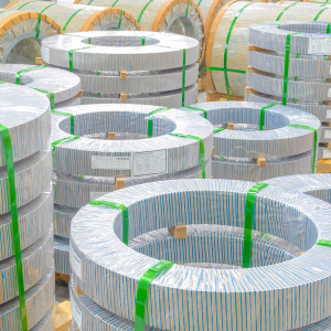 Grain oriented electrical steel slit coils