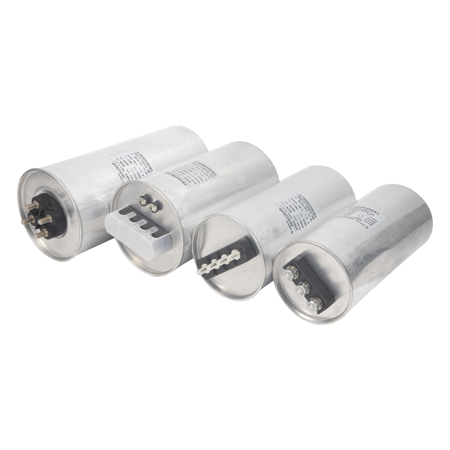 Cylinder type of power capacitors