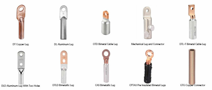 Types of cable Terminal Lugs