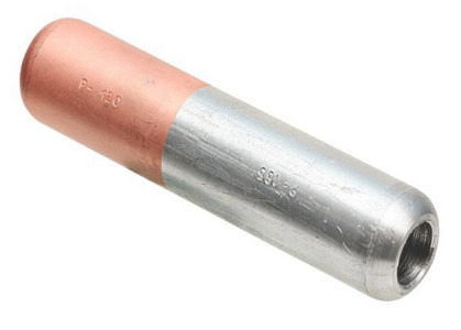 Aluminium-copper compressive connector MV