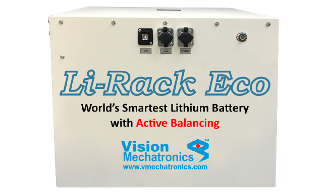 Li-Rack Eco - World's smartest lithium-ion battery