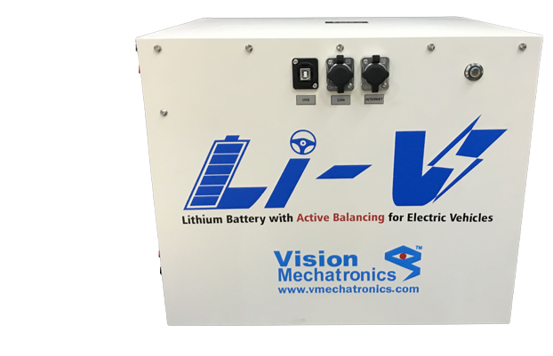 Li-V Li-ion battery for electric vehicles