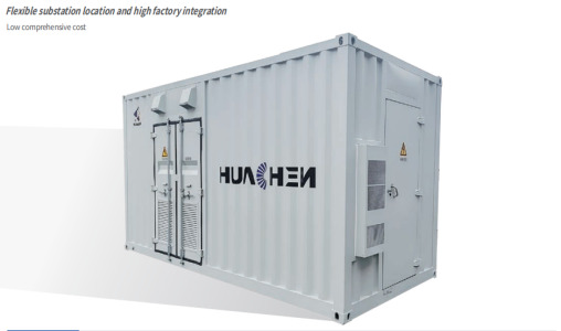 The main function of the prefabricated cabin  substation is to convert the low-voltage AC  generated by the power generation system in  the new energy field into medium-voltage  AC, and feed the electric energy into the grid.  The prefabricated cabin subs