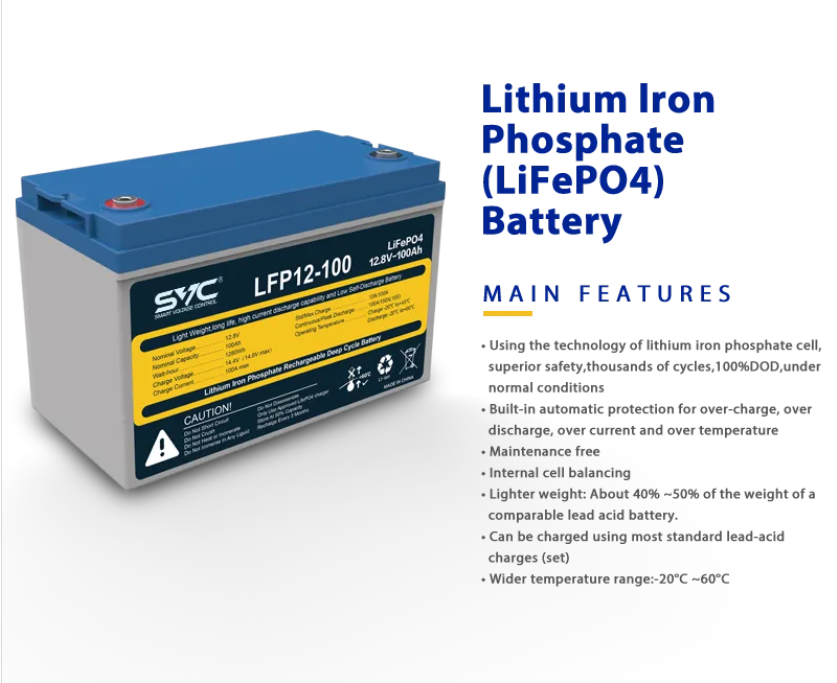 LiFePO4 12V Battery LFP Series 7.2Ah~200Ah