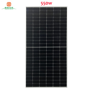 144 half cell  550W solar panel  hot sell  High efficiency  solar panel
