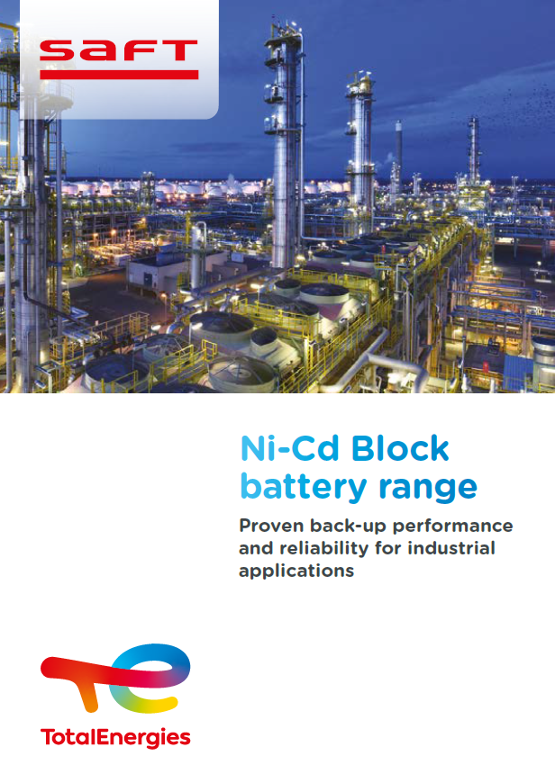 Brochure_Ni-Cd Block Battery Range